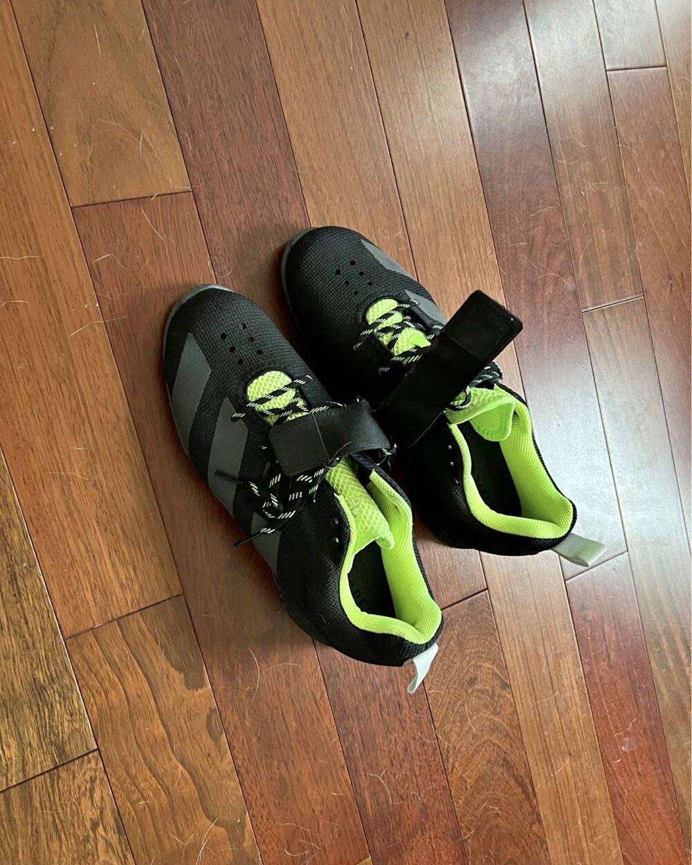 Adidas Adipower 2 Men's Weightlifting Shoes GZ2859 Black Volt Size 9.5